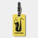 Search for music luggage tags Jazz