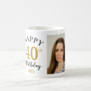 Search for 40th birthday mugs Photo collage