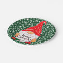 Search for christmas gnome plates Green