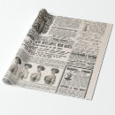 Search for vintage french wrapping paper Newspaper
