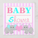 Search for elephant baby girl shower invitations Twin