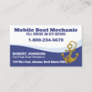 Search for boat business cards Navy blue