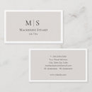 Search for neutral business cards Unique