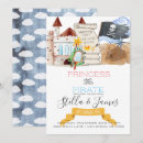 Search for princess and pirate invitations Watercolor