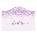 Search for bedroom door signs Purple