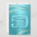 Search for teal 50th birthday invitations Gold