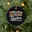 Search for preschool teacher ornaments Back to school