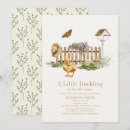 Search for duck baby girl shower invitations Watercolor