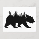 Search for black bear silhouette Wildlife