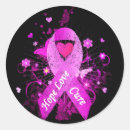 Search for breast cancer awareness stickers Think pink