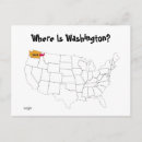 Search for washington state postcards Map
