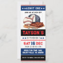 Search for baseball 1st birthday invitations Rookie year birthday