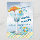 Search for cocktail pool party invitations Adult