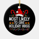 Search for hug ornaments Santa