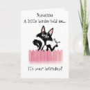 Search for funny cartoon cat birthday cards Birdie