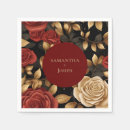Search for rose gold wedding napkins Classy