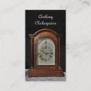 Search for clock business cards Clockmaker