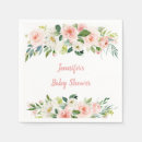Search for floral baby shower napkins Blush pink floral