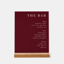 Search for maroon menus Elegant