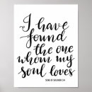Search for whom my soul loves Typography
