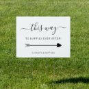 Search for this way wedding signs Welcome