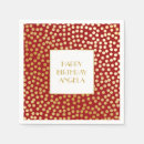 Search for red and gold napkins Pattern
