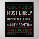 Search for funny volleyball posters Merry xmas