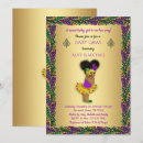 Search for purple masquerade invitations Gold