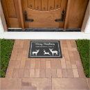 Search for deer doormats Merry christmas