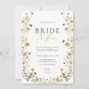 Search for bride to bee bridal shower invitations Bumblebee