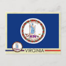 Search for state flag postcards Virginia
