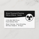 Search for teacher business cards tutoring