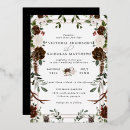 Search for deer antler wedding invitations Greenery