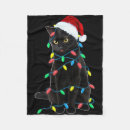 Search for christmas black cat blankets Reindeer