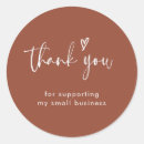 Search for thanks for supporting small business stickers Customer