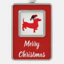 Search for dachshund ornaments Santa claus