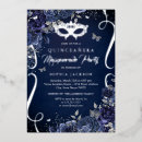 Search for masquerade quinceanera invitations Watercolor