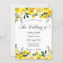 Search for yellow rose wedding invitations Green leaves