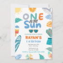 Search for beach 1st birthday invitations Ocean birthday party