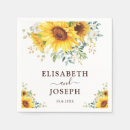Search for sunflower wedding napkins Pretty