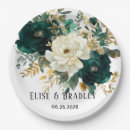 Search for emerald green gold plates Watercolor