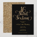 Search for black glitter invitations Glam