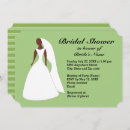 Search for african american bridal shower invitations Gown