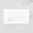 Search for simple wedding place cards Rehearsal dinner