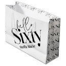 Search for 60th birthday gift bags Black and white