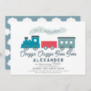 Search for train birthday invitations Boy