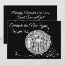 Search for disco new years party invitations Celebration