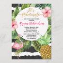 Search for pink flamingo baby shower invitations Summer