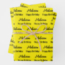 Search for yellow and black wrapping paper Elegant
