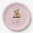 Search for teddy bear paper plates Boy baby shower